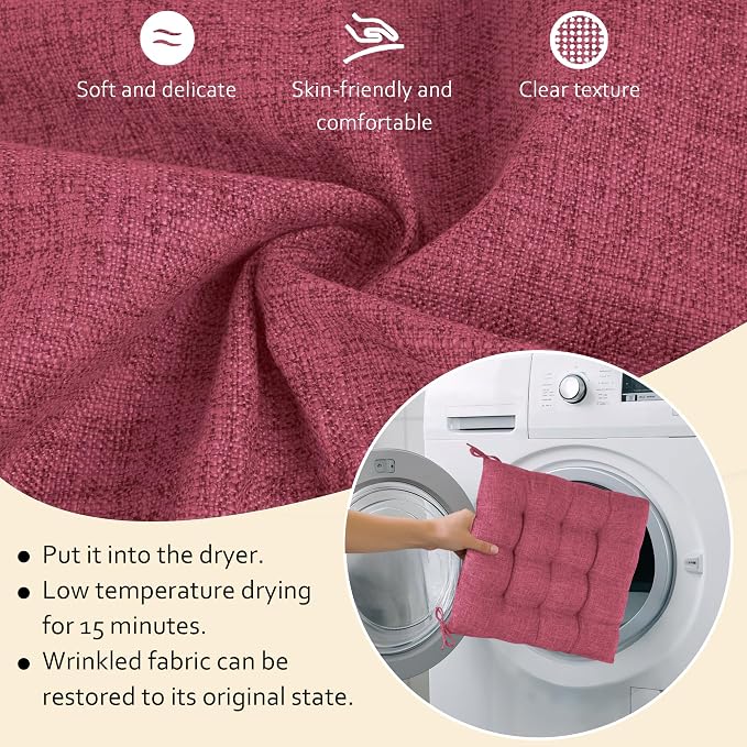 ELFJOY Rocking Chair Cushion Large Rocking Chair Pads - Image 4