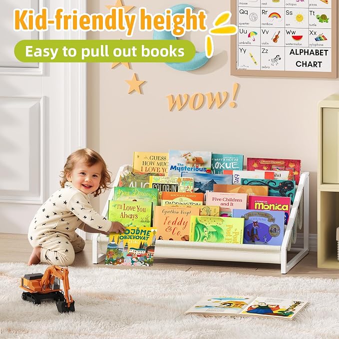 Aokitsink Toddler Bookshelf, Montessori Bookshelf, Bookshelves - Image 3