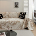 VClife Floral Couch Cover Vintage Rustic Creamy White Sofa Cover by VCLIFE