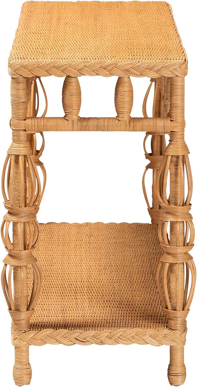 Bali & pari Dolby Natural Rattan Console Table - Image 5
