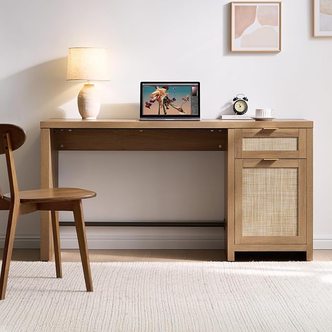 SICOTAS Rattan Executive Desk - Image 7