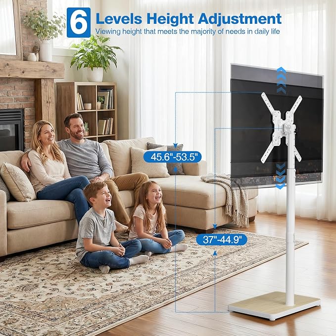 Swivel/Tilt Universal Floor TV Stand - Image 3