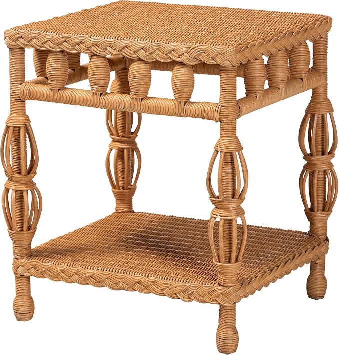 Bali & pari Dolby Natural Rattan End Table by balipari