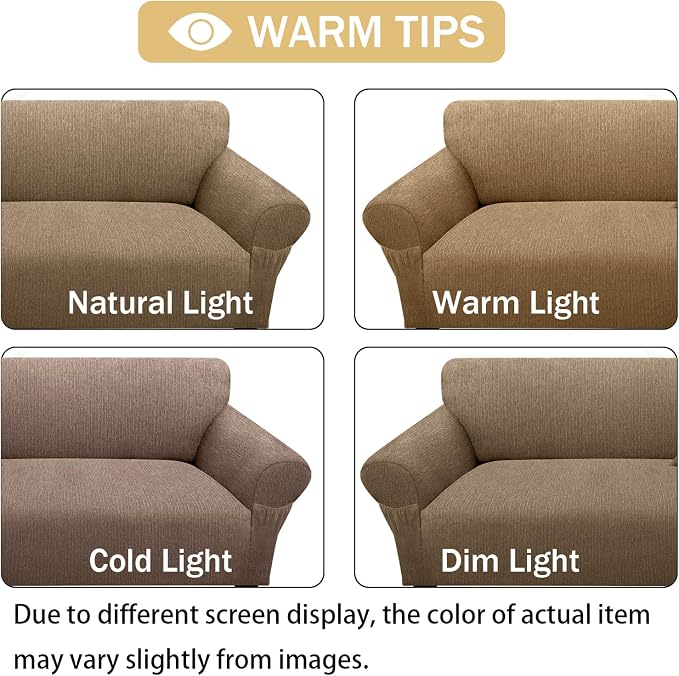 Loveseat Slipcover with 2 Pillow Cover - Image 6