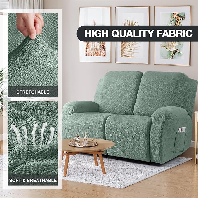 Timeles Recliner Covers Recliner Loveseat Covers Reclining Couch Covers Sofa - Image 2