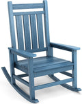 SERWALL Outdoor Rocking Chair, HDPE Rocking Chair by SERWALL