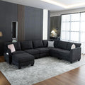 122.8" Large Sectional Couches for Living Room, 6 Seater L Shaped Modular by ZXDesign