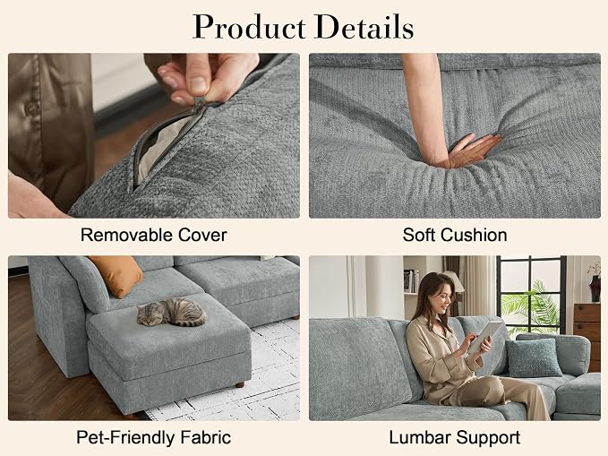 Oversized Modular Sectional Sofa - Image 7