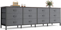 Huuger 70 Inch Dresser for Bedroom, TV Stand for 65, 80 Inch TV, 12 Drawer Long by Huuger