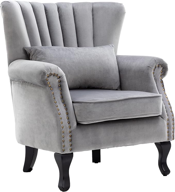 Velvet Accent Chairs Set of 2 - Image 4