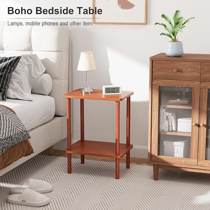 Apicizon 2 Tier End Table, Small Side Table - Image 7