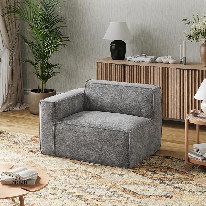 Novilla Modular Sectional Sofa, No Assembly Cloud Sectional Couch by Novilla