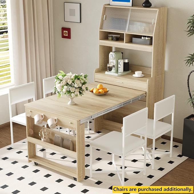 RuiSiSi Space Saving Folding Dining Table - Image 3