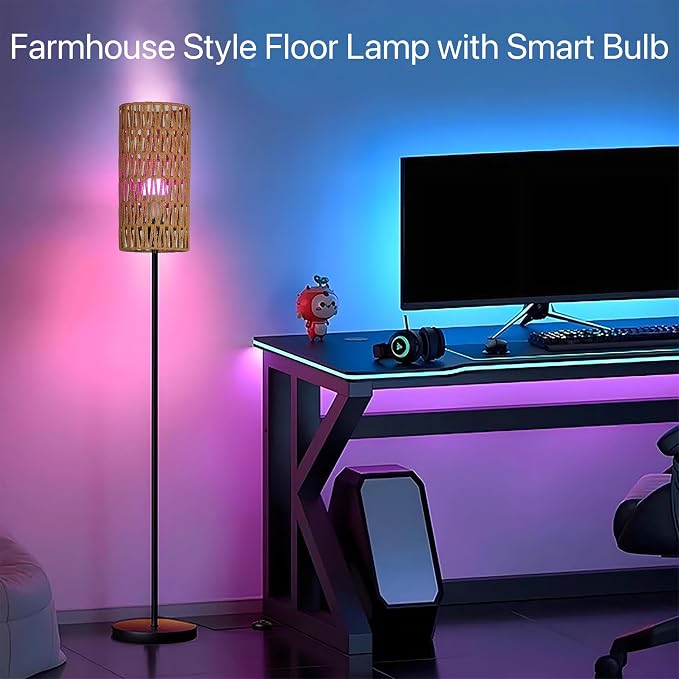 Ruiever Floor Lamp for Living Room, Farmhouse Floor lamp, Modern Standing lamp - Image 7