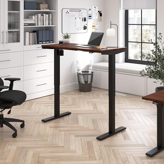 Bush Business Furniture 48-inch Electric Height Adjustable Standing Desk by BushBusinessFurniture