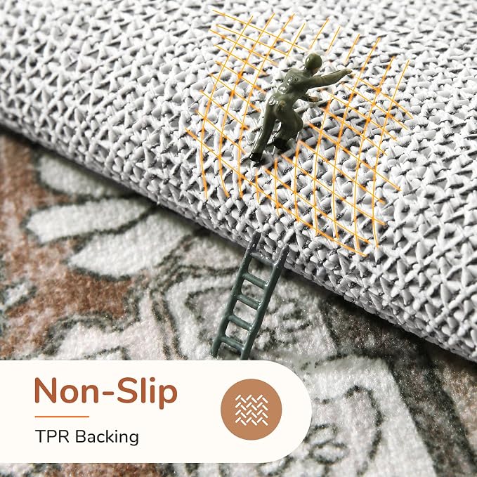 OPPODREAM Soft Area Rugs 4x6, Low-Pile Washable Rugs 4x6 - Image 4