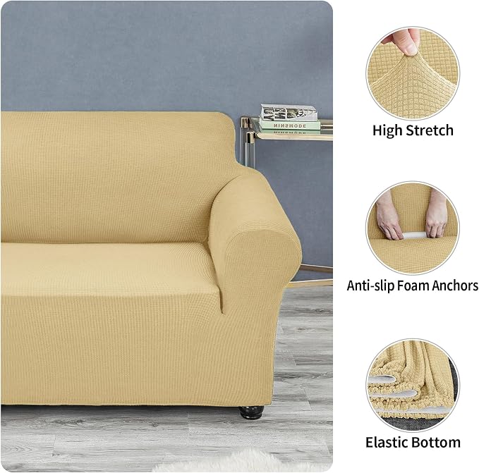 Joccun Stretch Couch Cover Slipcovers, 1-Piece Sofa Covers - Image 5