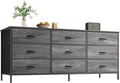 Huuger Long Dresser for Bedroom, 55 Inch TV Stand for 55, 60 Inch TV, by Huuger