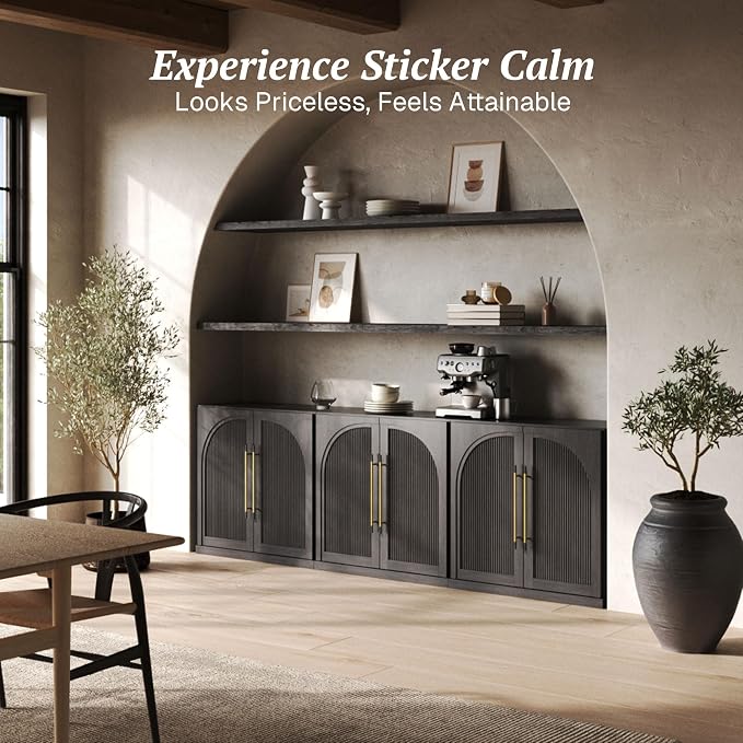 BELLEZE Set of 2 Modular Sideboard - Image 4