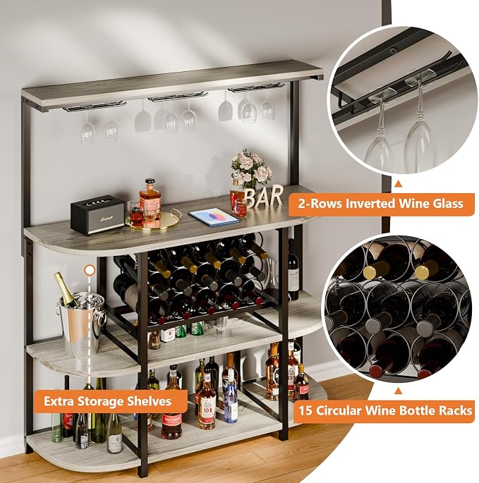 PUKAMI Mini Wine Bar Cabinet - Image 5