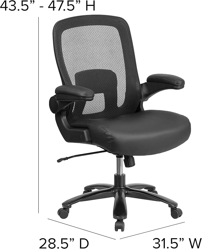 Flash Furniture Big & Tall Swivel Office and Gaming Chair - Image 3