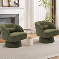 Garvee Ultra-Plush Swivel Accent Chair, 360° Barrel Lounge Chair by Garvee