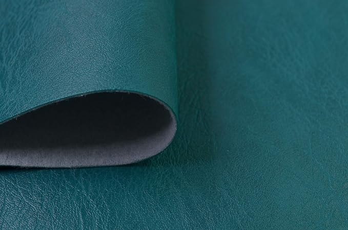 Wento Thick 2 Yard Faux Leather Fabric Soft Skin Grain PU Leather Fabric - Image 3