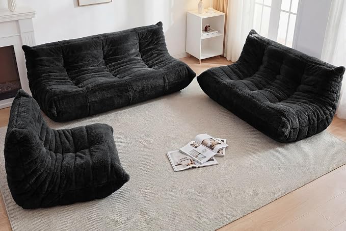 Bean Bag 3-Seater Chair Big Sofa Beanbag Chair - Image 8