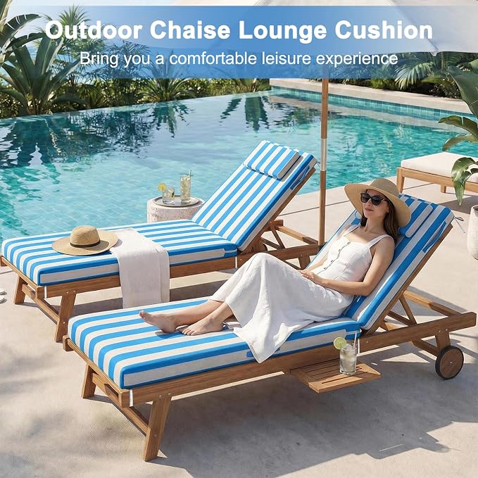 Outdoor Lounge Chair mat, 72 inches x 21 inches, Waterproof Chaise Lounge - Image 7