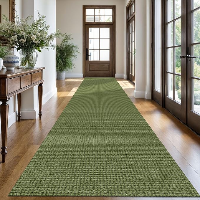 KOZYFLY Extra Long Runners for Hallways 3x18 ft Washable Kitchen Runner Non by KOZYFLY