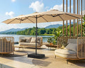 SUPERJARE 15FT Outdoor Patio Umbrella by SUPERJARE