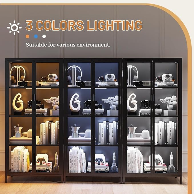 Eltean 63" H Display Cabinet - Image 3