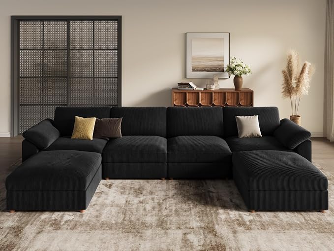EASE MOOSE Large Sectional Modular Sofa, LOversized U Shape Sectional Couch - Image 5