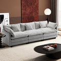 Ihanherry 111.4 Inch 3-Seater Cloud Sofa, Modular Sectional Couch, Modern Deep by iHanHerry