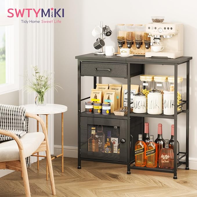 SWTYMIKI Coffee Bar Cabinet for Home - Image 3