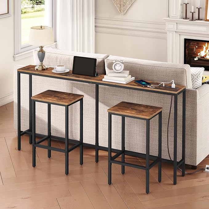 MAHANCRIS 63'' Skinny Console Table - Image 2