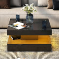 HedoAjim Black LED Coffee Table by HedoAjim