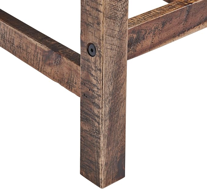 Alaterre Furniture Durango 20-Inch Tall Industrial Wood Dining Stool - Image 11