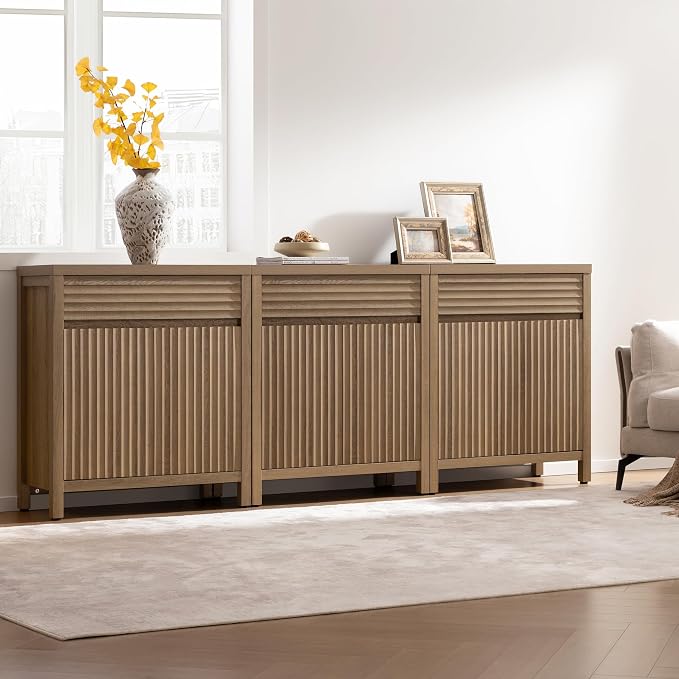 SICOTAS 58" Fluted Buffet Cabinet - Image 9