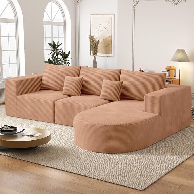 Boneless Couches for Living Room, Cloud Sectional Couch - Image 8