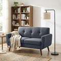 Tbfit 56" W Loveseat Sofa, Mid Century Modern Decor Love Seat Couches by TBfit