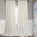 Pitalk 72 Inch Wide Curtains for Living Room 84 in Long 2 Panels Natural Linen by Pitalk