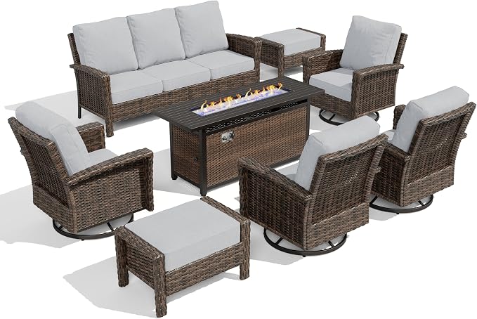 HERA'S HOUSE 8-Piece Outdoor Furniture Set - Image 9