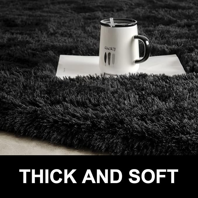 LOCHAS Ultra Soft Indoor Modern Area Rugs Fluffy Living Room Carpets - Image 5