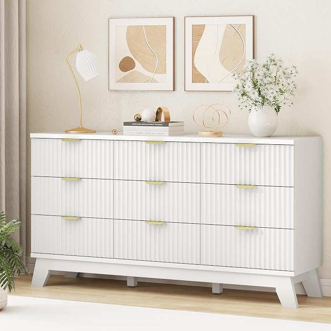 Xixini Fluted Dresser for Bedroom - Image 4