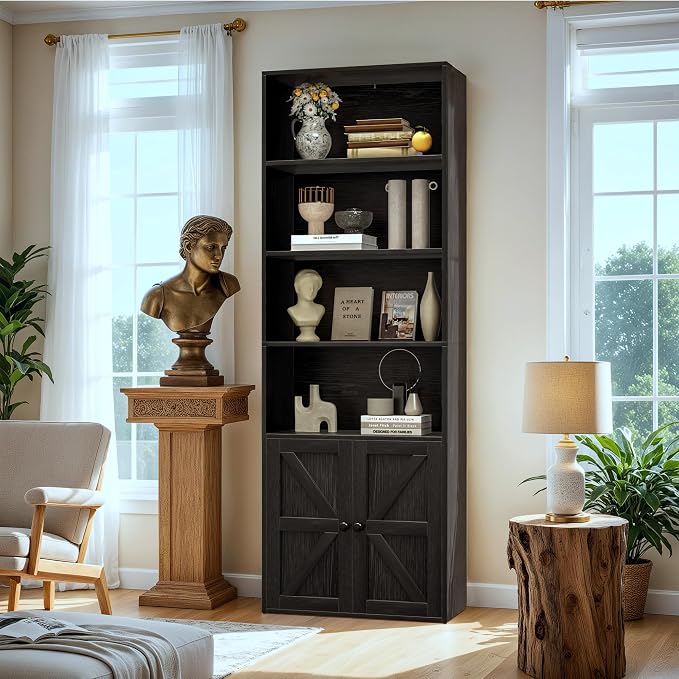 Furniwell Industrial Bookshelf and Bookcases - Image 5
