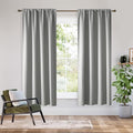 RYB HOME Bedroom Blackout Curtains 54 inches Long, 100% Blackout Thermal by RYBHOME