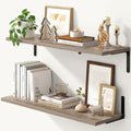 Fun Memories Deep Floating Shelves, 32W x 8D Floating Shelves Set of 2 by FunMemories