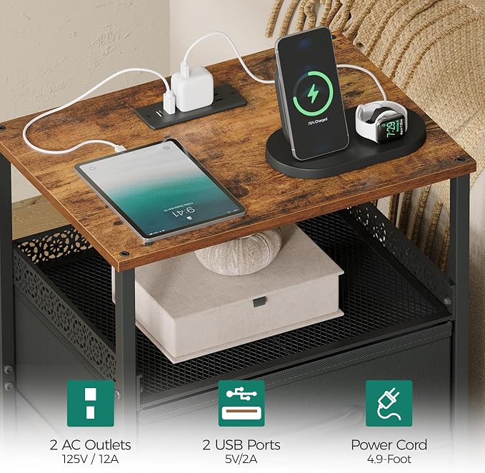 JARHETUN Night Stand Set 2 - Image 5