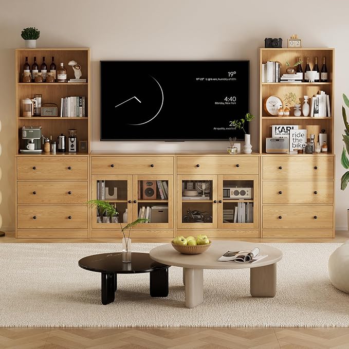 TUSY 71" Large TV Stand Set - Image 9